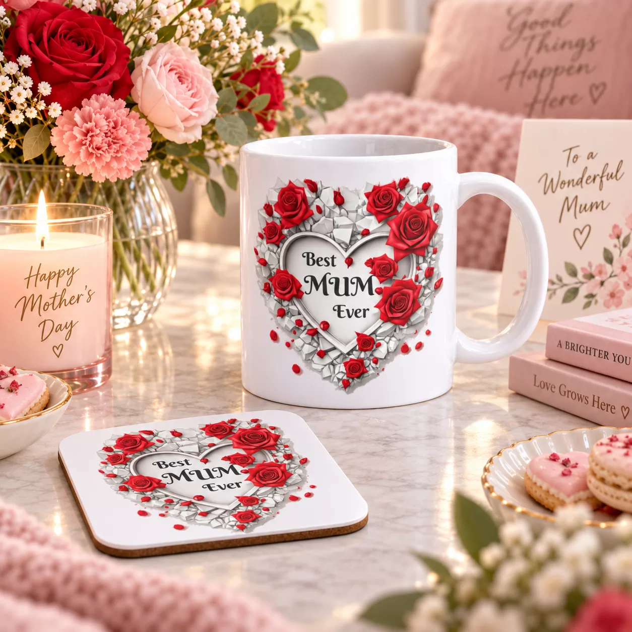 Best Mum Ever Rose Mug