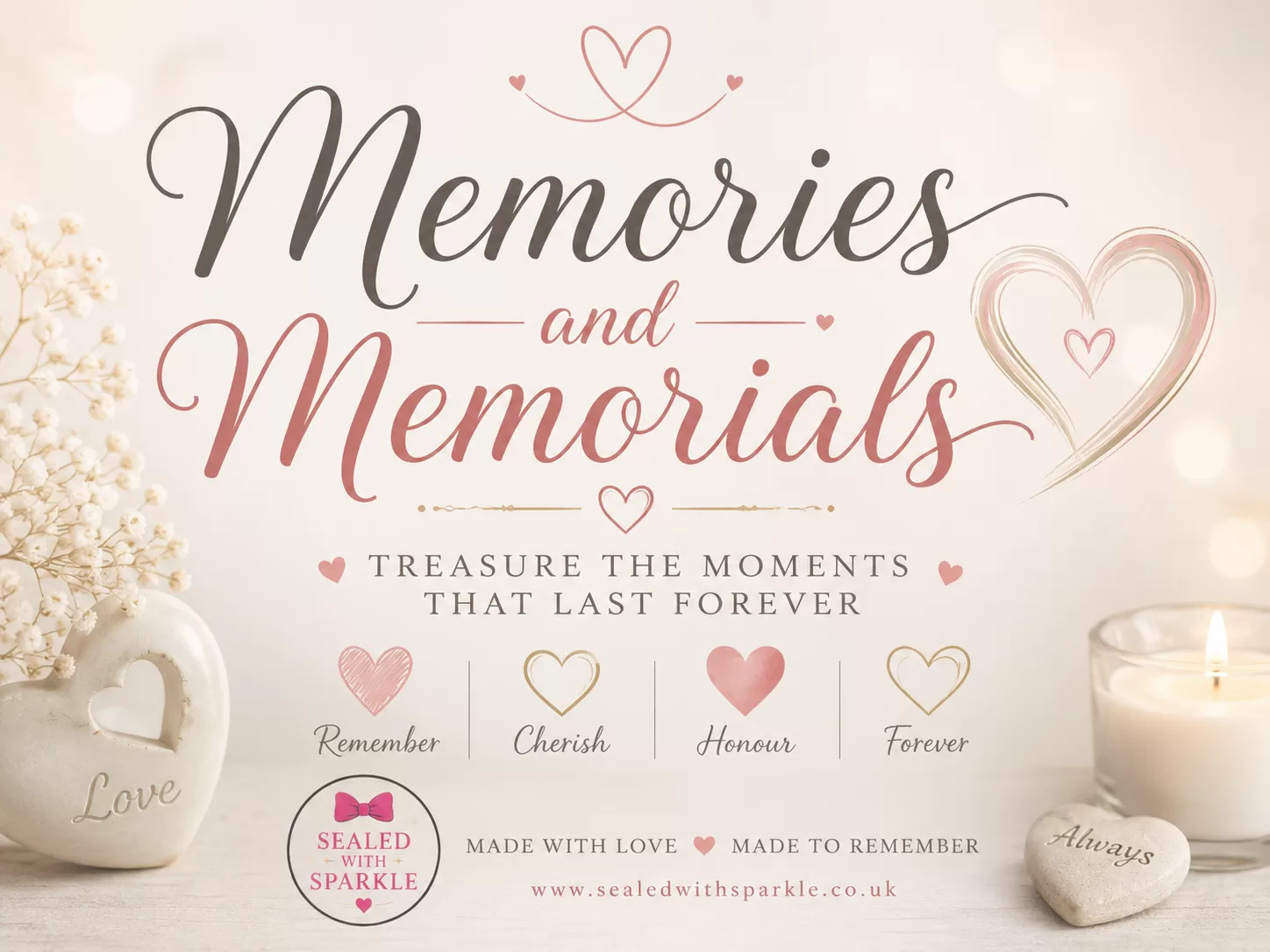 Memories & Memorials collection featuring Cherish The Memory Elephant