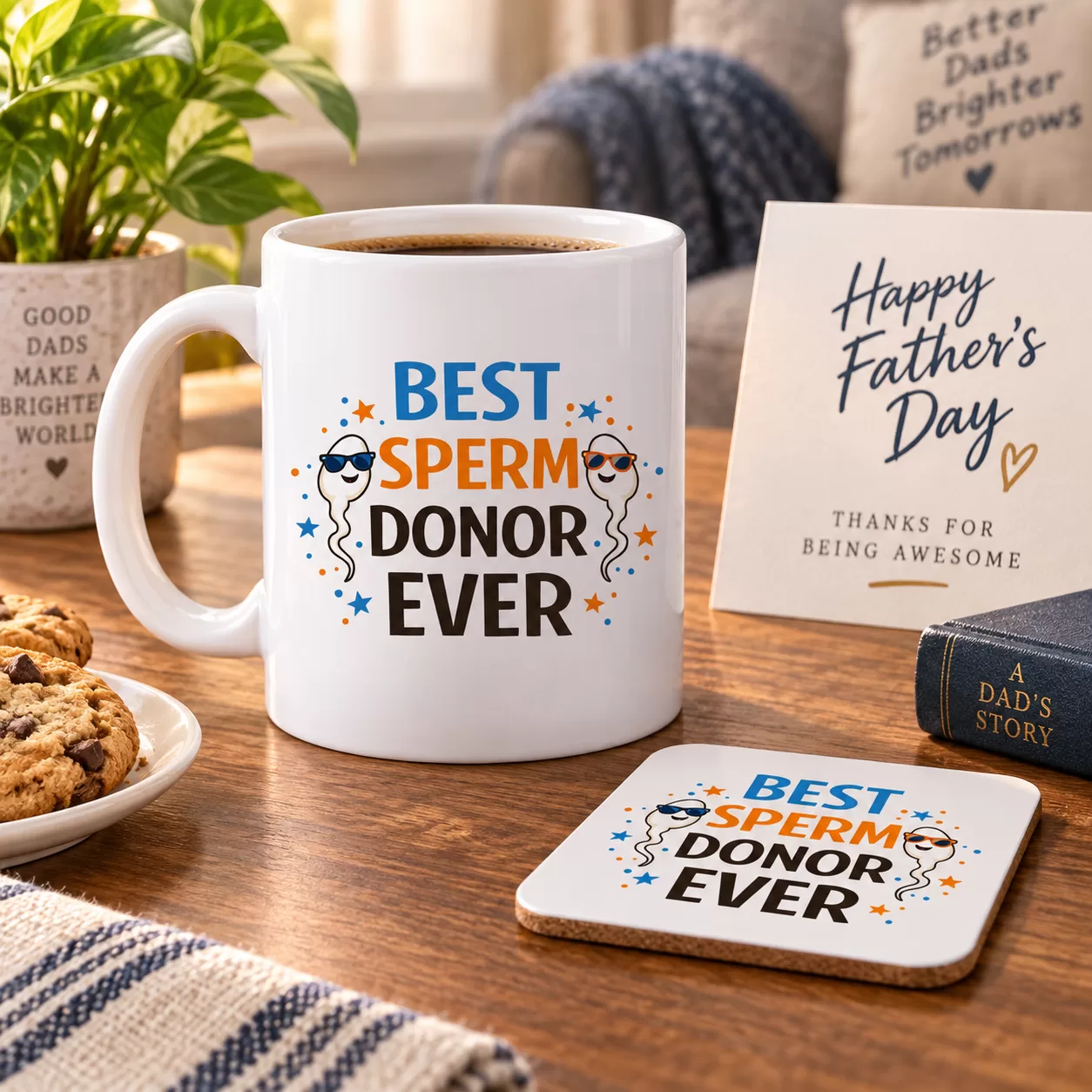 Funny Dad Mug – “Best Sperm Donor Ever”
