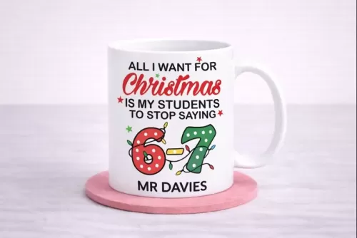 Teachers 67 Mug With Personalisation