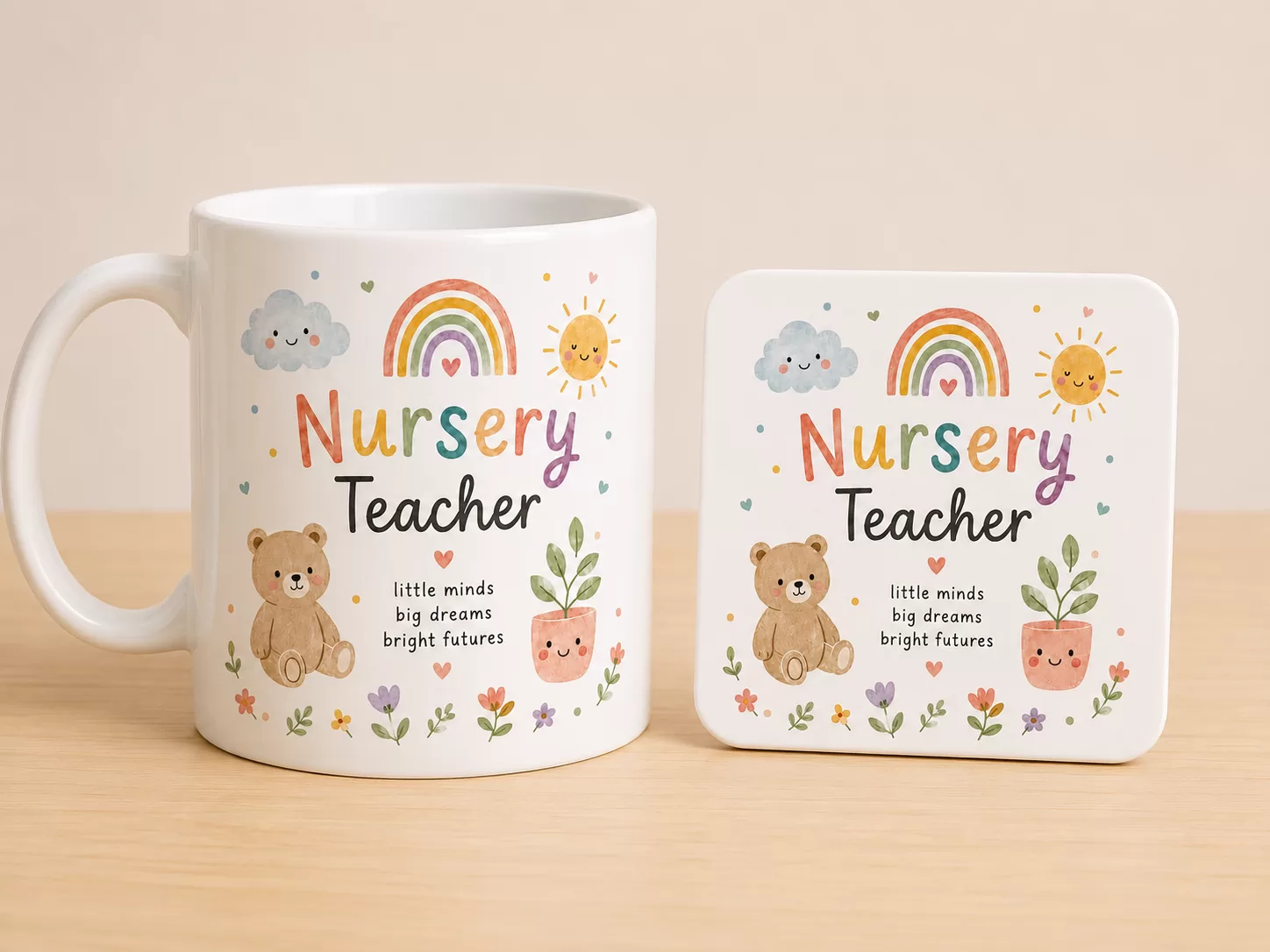 Nursery Teacher Thank You Gift from Sealed With Sparkle, Mugs