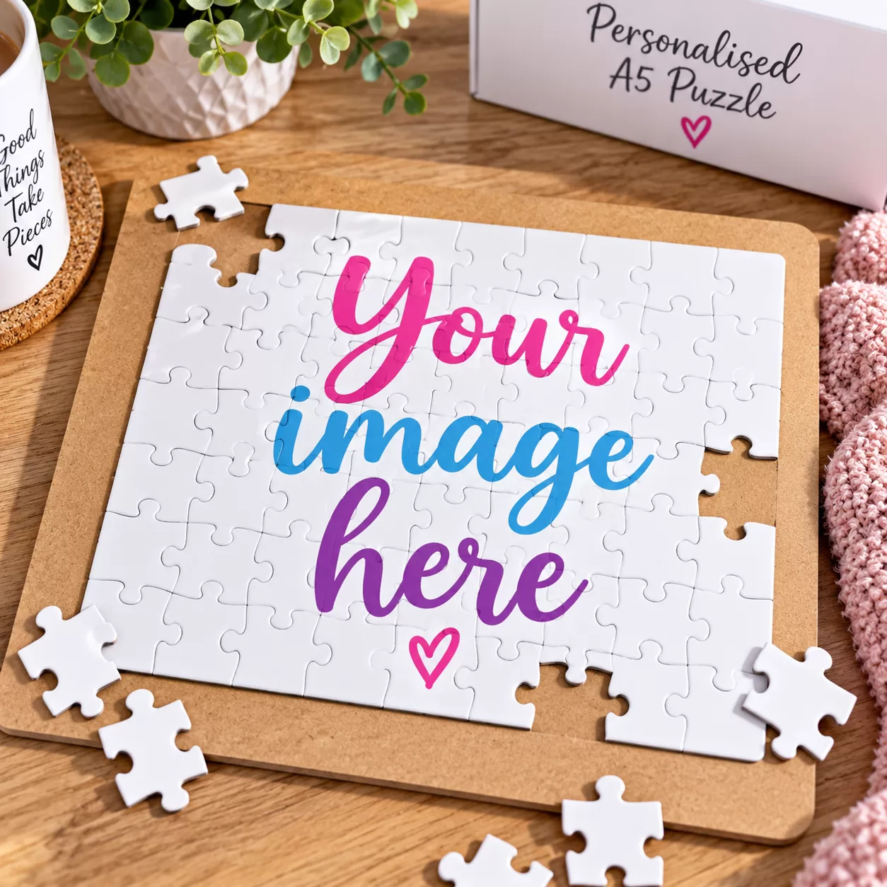 Personalised A5 Photo Puzzle – Your Image, Your Puzzle