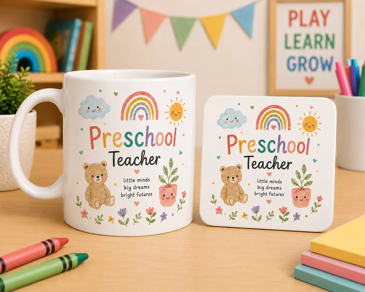 Preschool Teacher Gift - Little Minds Big Dreams